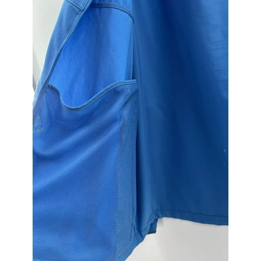 Jack Wolfskin Men’s Long Sleeve Zip Front Jacket Unlined Blue Size Large EUC